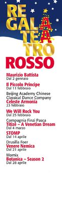 REGALATEATRO ROSSO 25-26